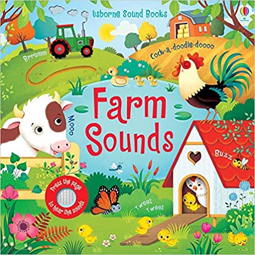 Animal books for kids - Farm Sounds Usborne