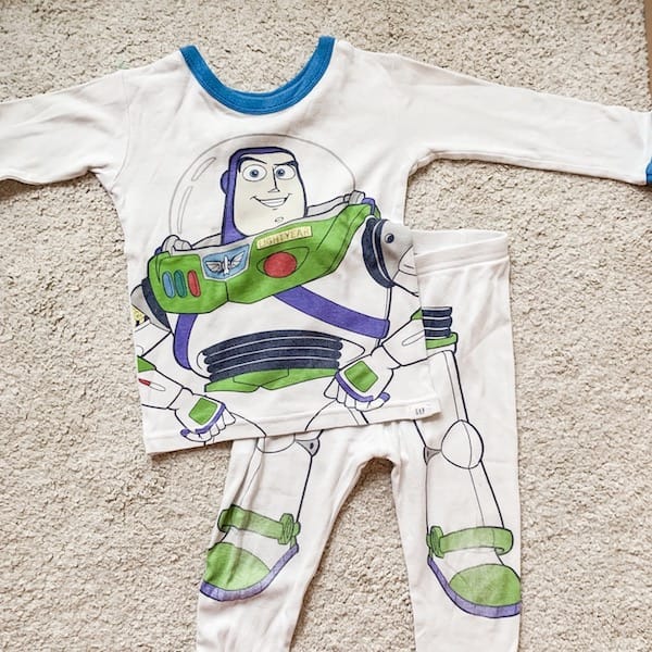gift for 2 year old - buzz pj's