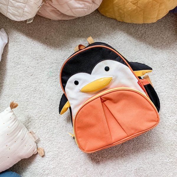 gift 2 year old - penguin backpack