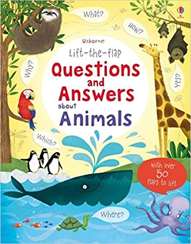 Animal Books For Kids - Usborne Lift-the-flap Questions and Answers about Animals