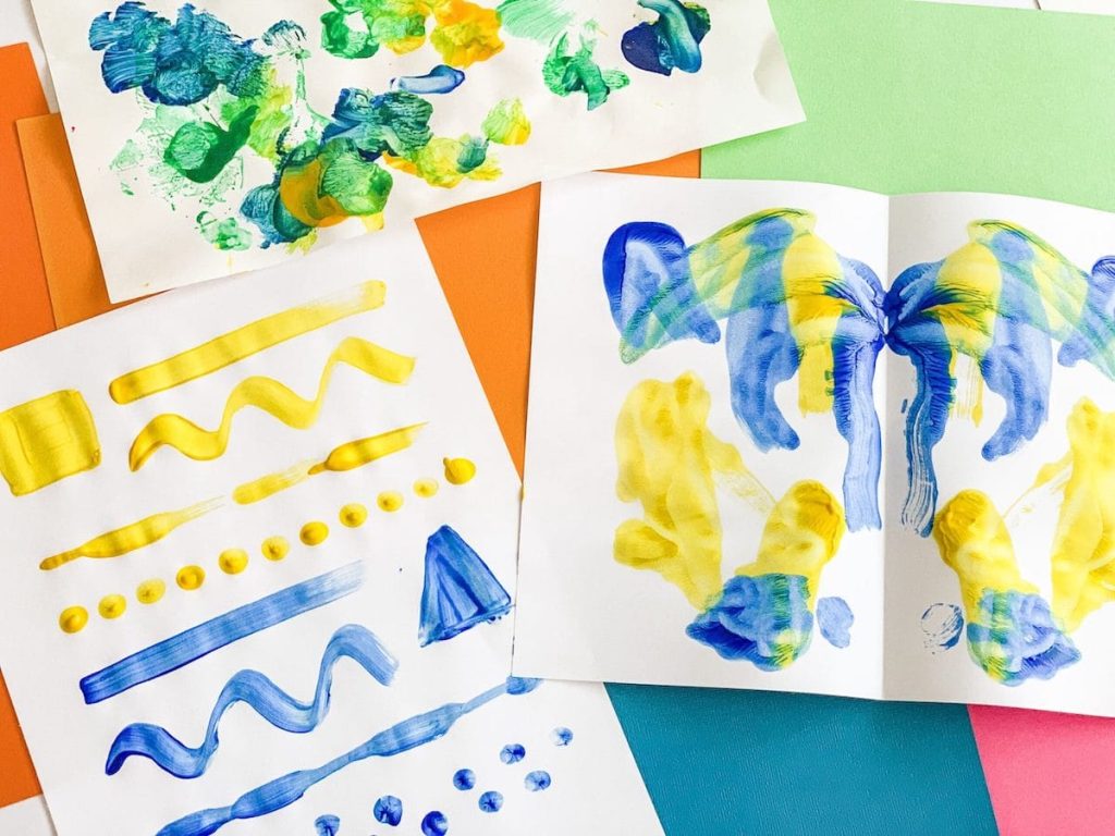 painting for toddlers - techniques