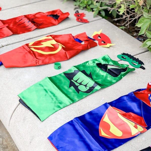 3 year old boy birthday gift ideas - capes