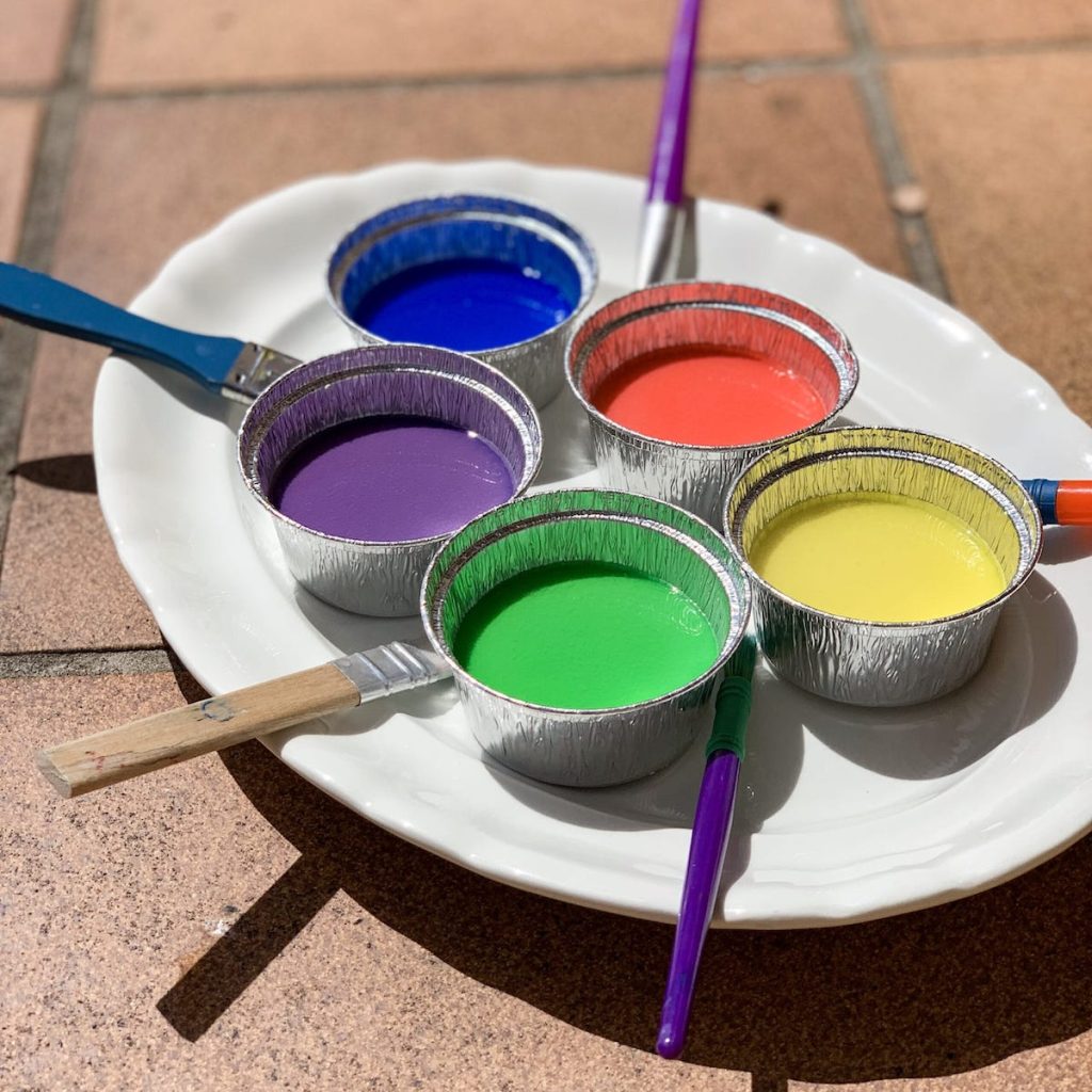 chalk paint for kids - colors