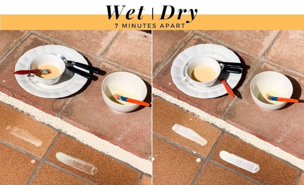 chalk paint for kids - wet & dry