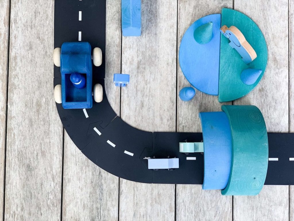 grimms-toys-little-truck-on-road-from-above-min-scaled | the fairy glitch mother grimms toys - little truck on road from above