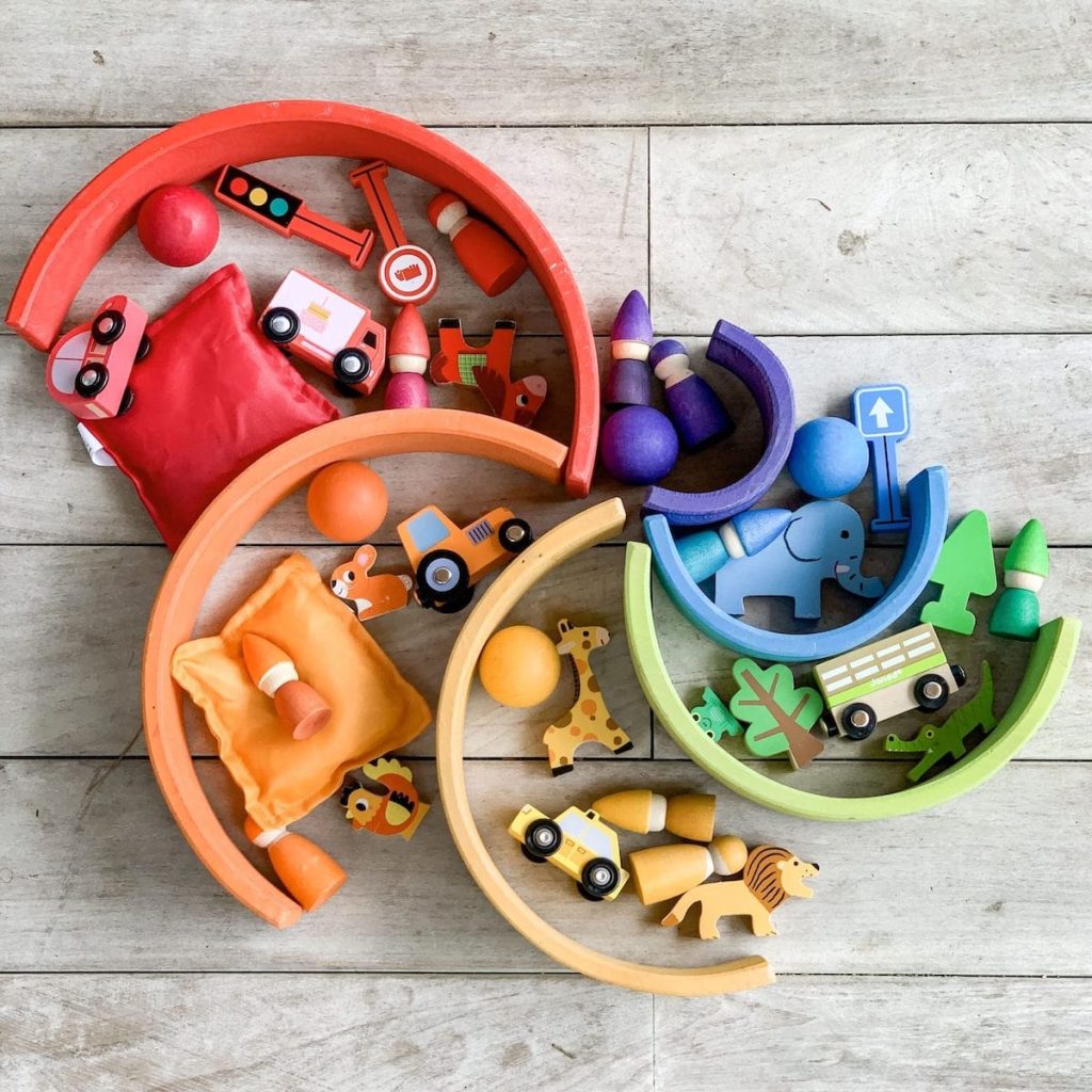 grimms-toys-rainbow-color-sorting-min-scaled | the fairy glitch mother grimms toys - color sorting spiral