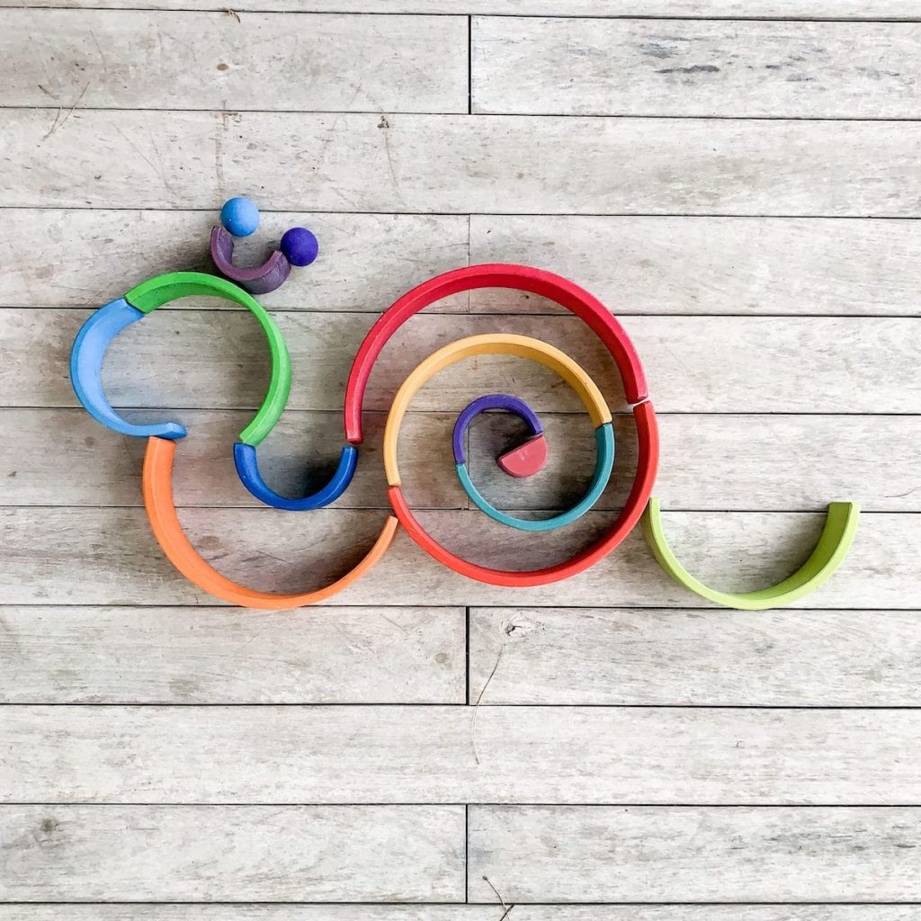 grimms-toys-rainbow-snail-min-scaled | the fairy glitch mother grimms toys - rainbow snail