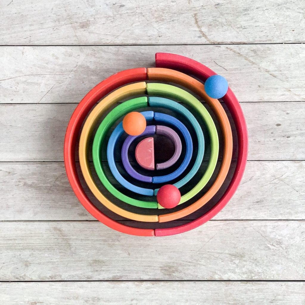 grimms-toys-rainbow-spiral-with-balls-min-scaled | the fairy glitch mother grimms toys - rainbow spiral with balls