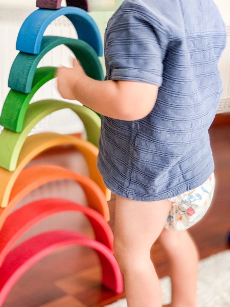 grimms-toys-rainbow-tower-toddler-stacking-min-scaled | the fairy glitch mother grimms toys - rainbow tower toddler stacking