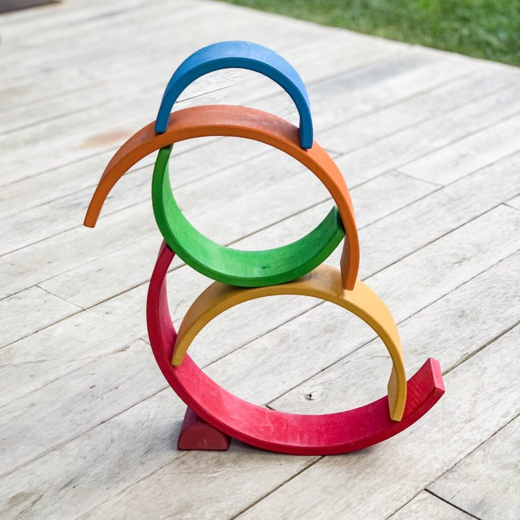 Grimms Rainbow ideas - Grimms rainbow Stacking 5 arches min