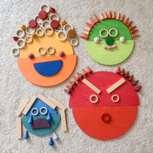Grimms toys - Grimms semicircles - Faces and emotions