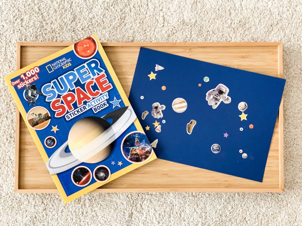 Space Activities for Toddlers - Stickers