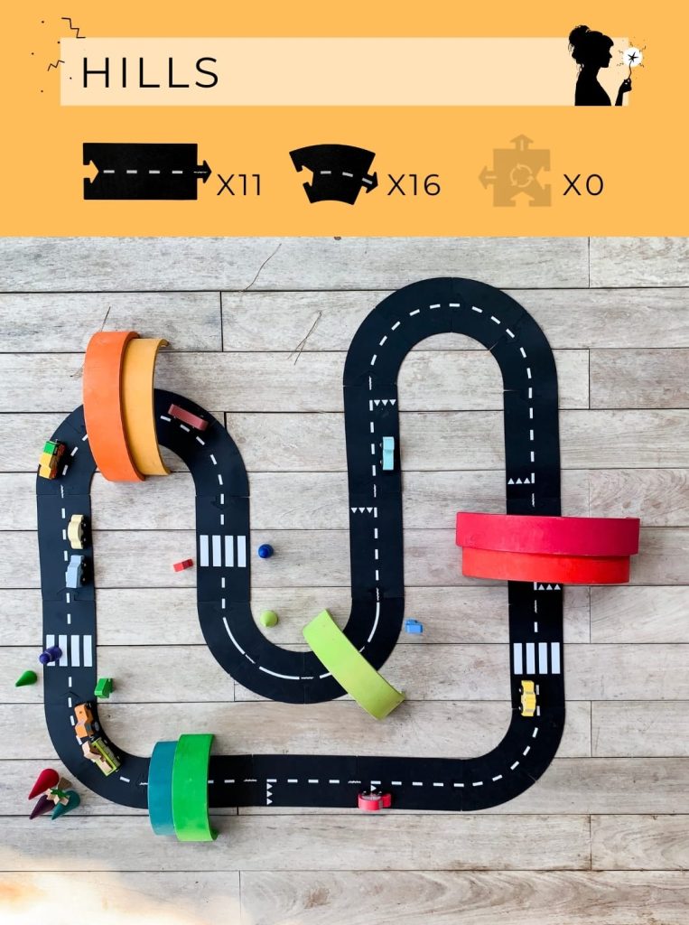 waytoplay king of the road - design 07 hills | the fairy glitch mother | the fairy glitch mother