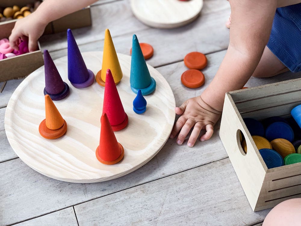 grapat loose parts - coins color matching 2-min | the fairy glitch mother | the fairy glitch mother