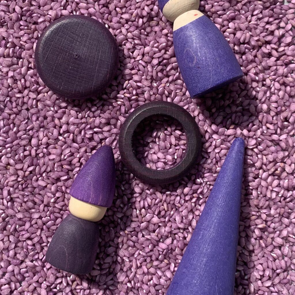 Grapat Loose Parts - Sensory Play Purple