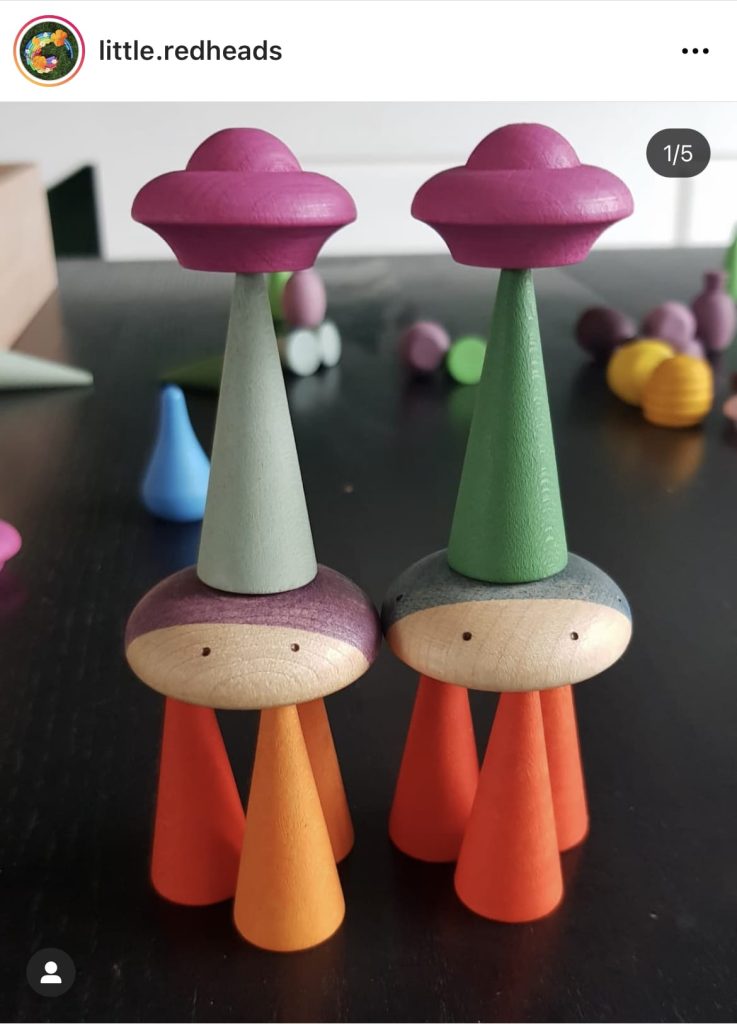 grapat stacking challenge - @little.redheads-flowers-on-cones-on-bugs-on-cones