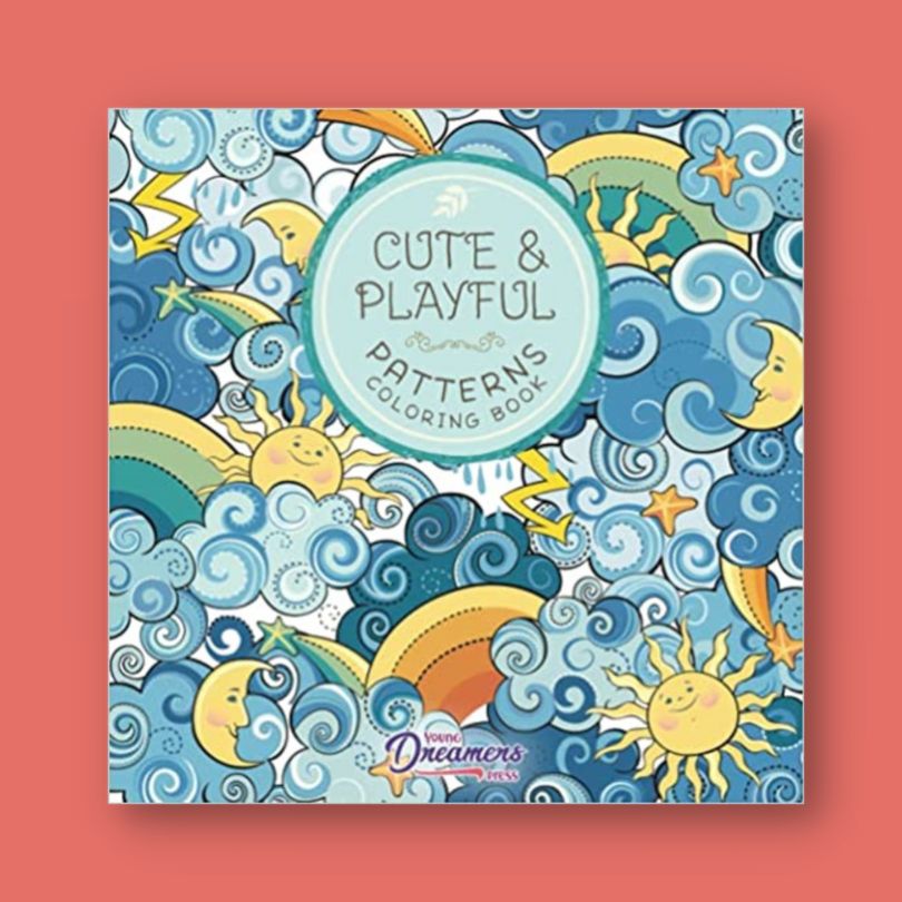 Cute Playful Patterns Coloring Book